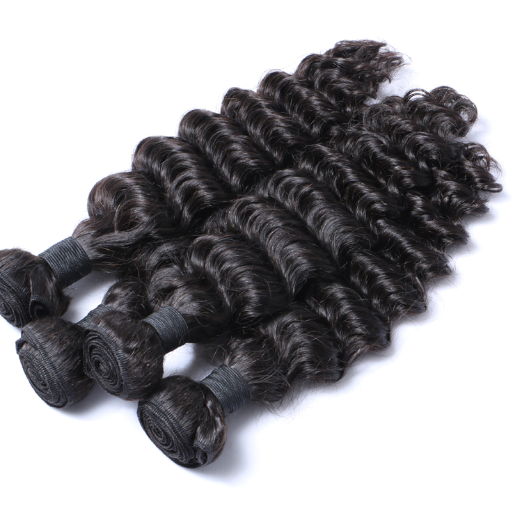 Peruvian Hair 100% Human Virgin Weave Curly Hair Extensions Tangle Free Hair Weft LM222